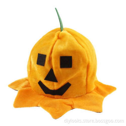 Plush Halloween Party Pumpkin HatNew